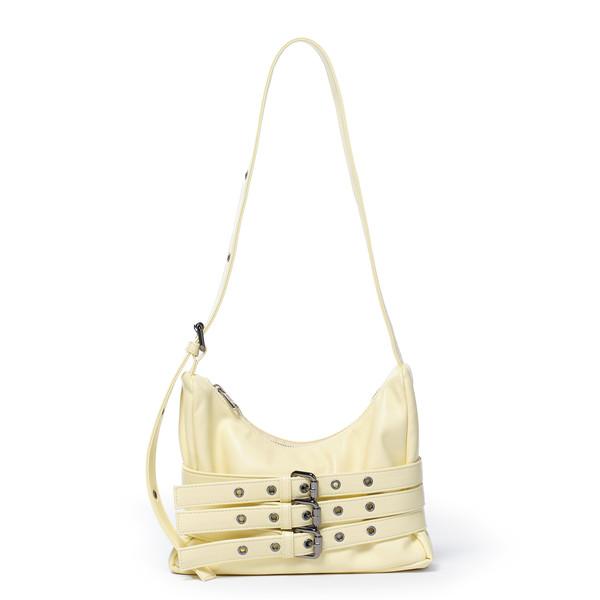 벨트백 trio belt mug bag M goat lime