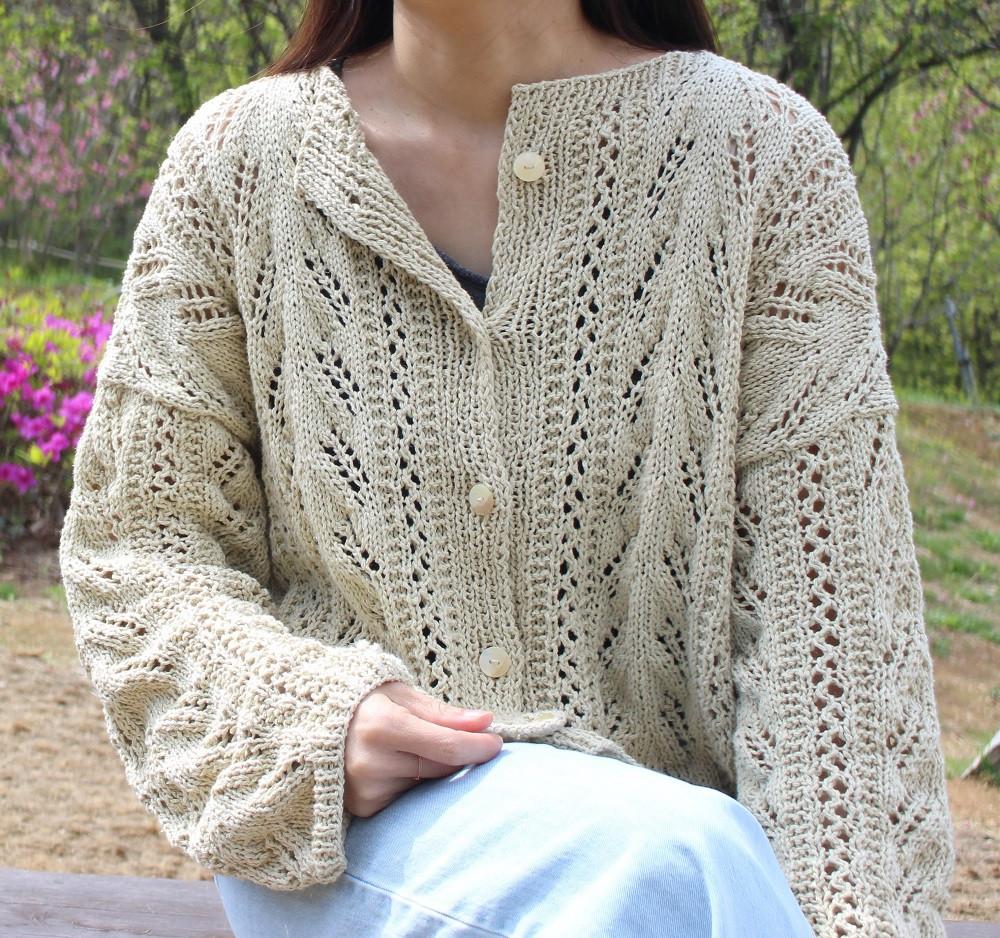 펀칭 가디건 Punching Cardigan 뜨개도안/PDF 뜨개도안 파일