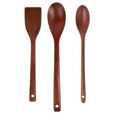 코시나 로즈우드 볶음스푼 중 + 소 + 미니뒤지개