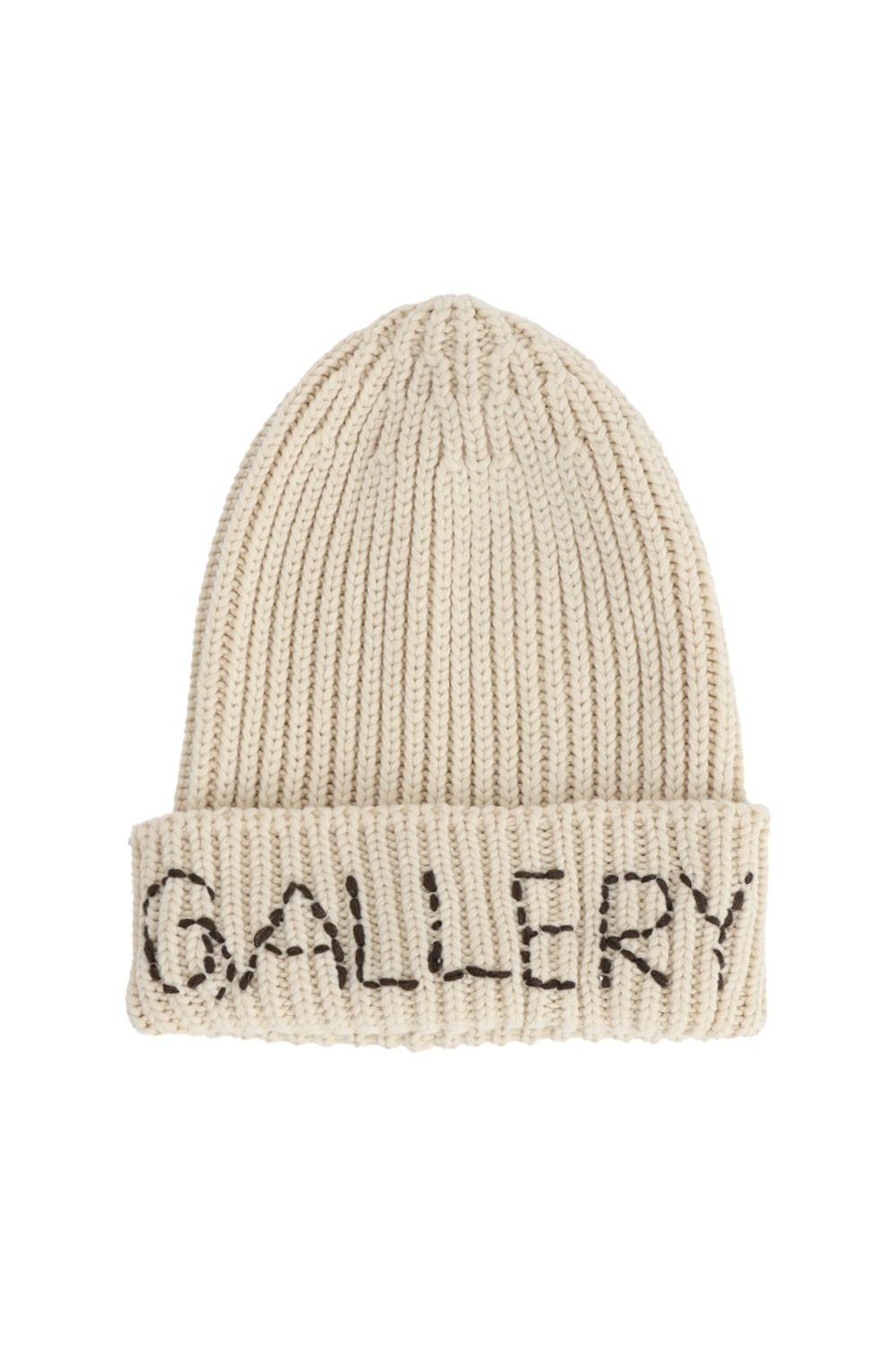 Gallery oversized beanie-Ivory