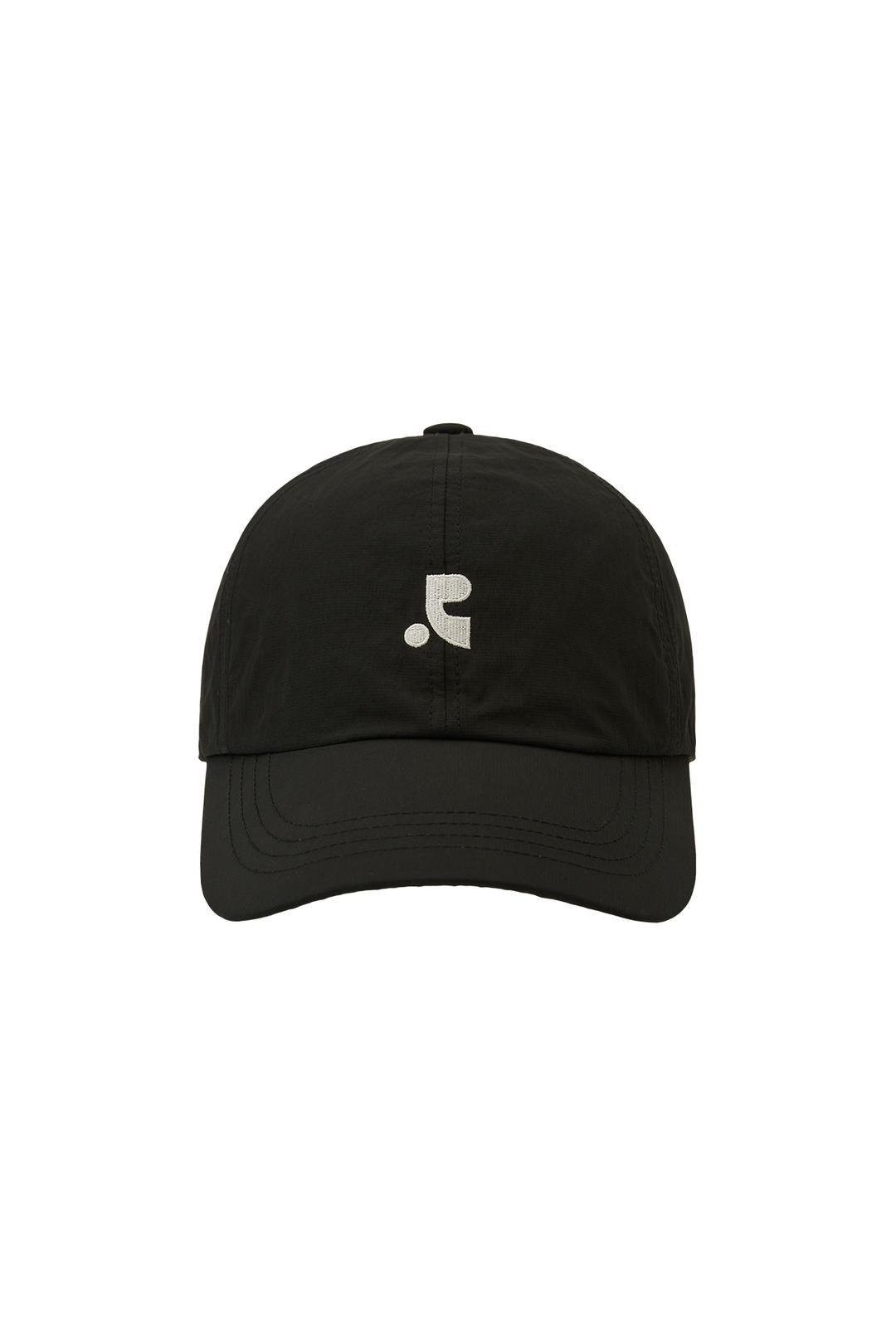 LOGO NYLON CAP - BLACK