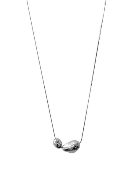 pebble slide long necklace