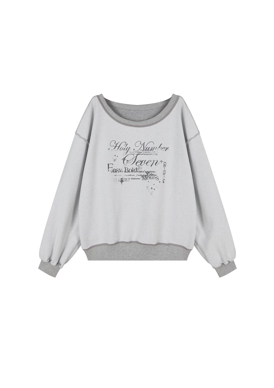 [2nd REORDER] 걸스힙합 러블리 리본 리버시블 오픈숄더_그레이GIRLS HIPHOP LOVELY RIBBON REVERSIBLE OPEN SHOULDER_GRAY