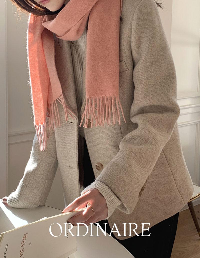 가내스라 [1등아우터][ordinaire] 위드 울 코트자켓 (오리지널·소프트/6color/S-M/단독주문시오늘출발)