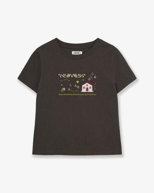 SWEET HOME TEE [DARK BROWN]