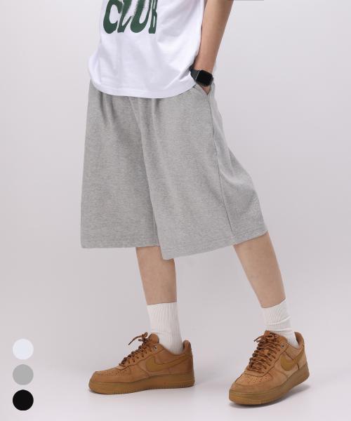 버뮤다 원턱 와이드 스웨트 쇼츠 3COLOR