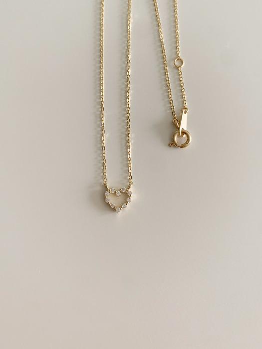 14k 센느 큐빅 목걸이