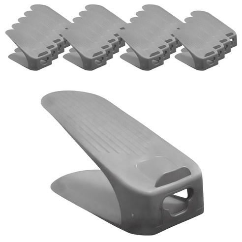 아임홈리빙 라인 슈즈랙 신발정리대, 그레이, 20개 - 슈즈랙 | 쿠팡