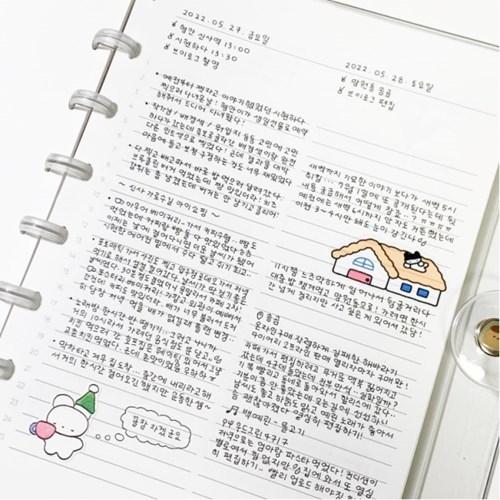 [W054]EVERYDAY24 (A5 버섯노트 8공 속지)