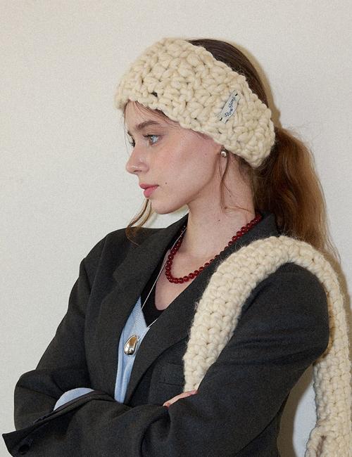 Wool 100% Handmade Crochet Hairband