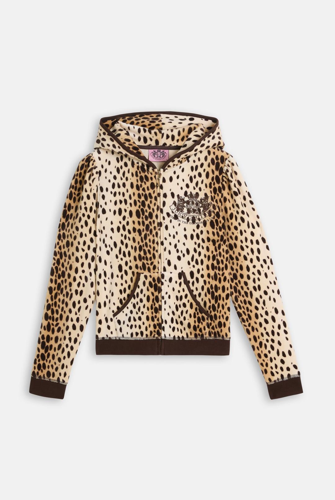 CHEETAH CREST HERITAGE ROBYN HOODIE - XXS / Brown