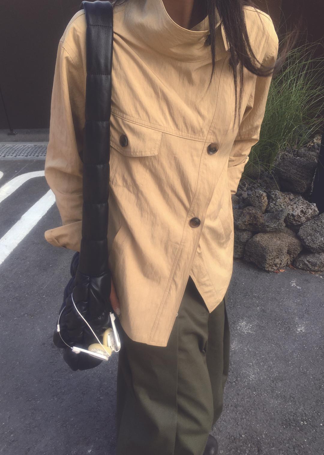 Bone Short Trench 2colors