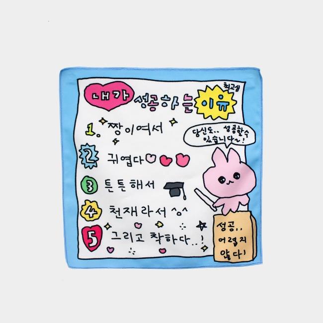 [최고심] 내가 성공하는 이유 패브릭 포스터