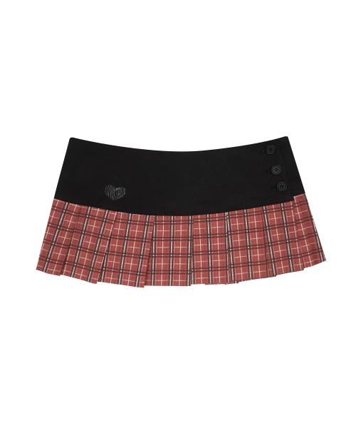 SHUGO CHARA! CHECK SKIRT(RED)