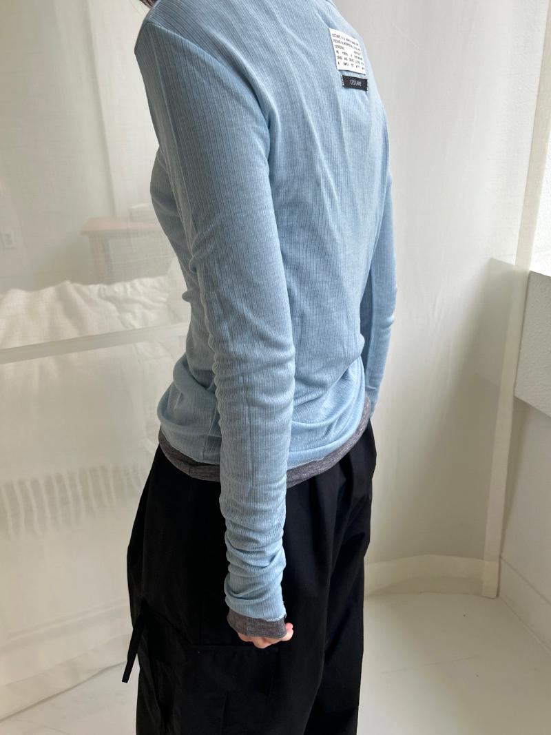 백라벨 레이어 슬리브리스