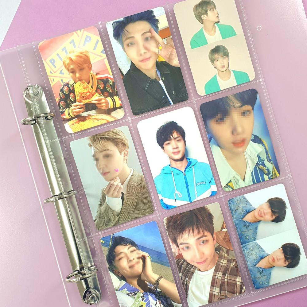포카 바인더 포토카드 엽서 스티커 티켓북 사진앨범 9포켓 10매