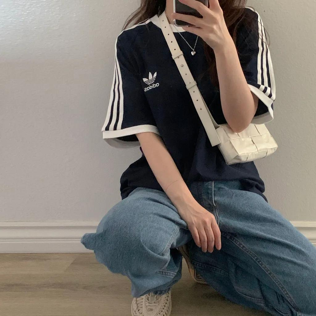 아디다스 남녀공용 오리지널 아디컬러 클래식 삼선 나그랑 반팔티 5컬러