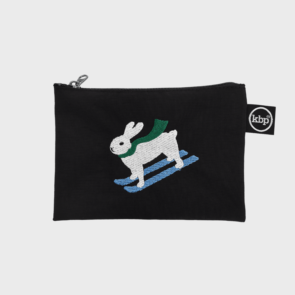 Skiing Bunny Pouch