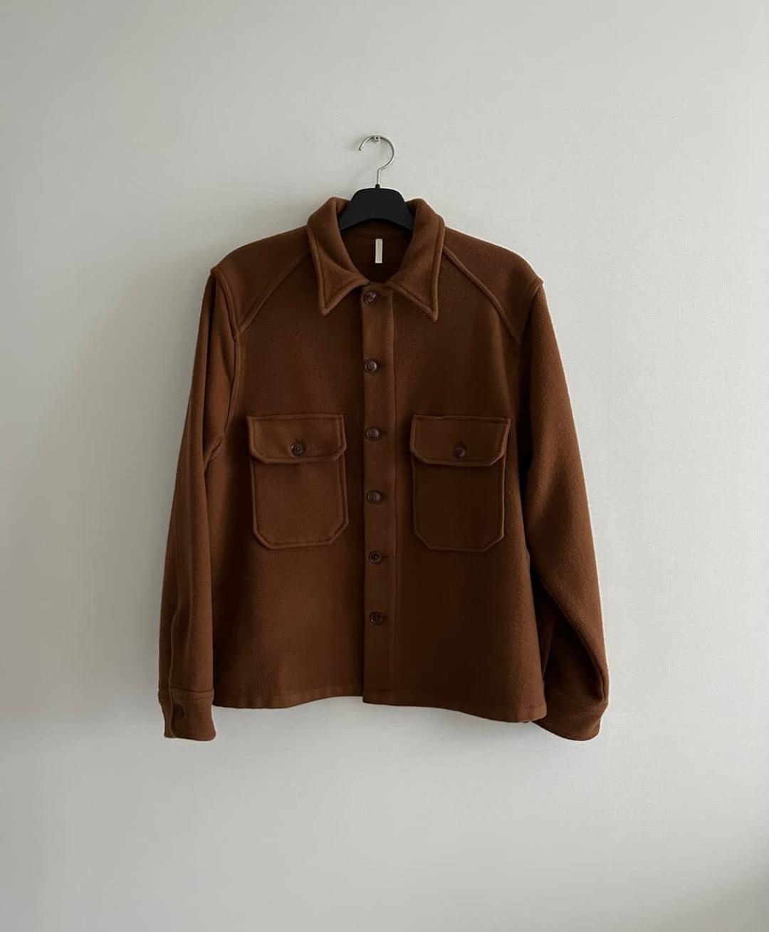 (L) 선플라워 cpo 셔츠 자켓 브라운 | 후루츠패밀리