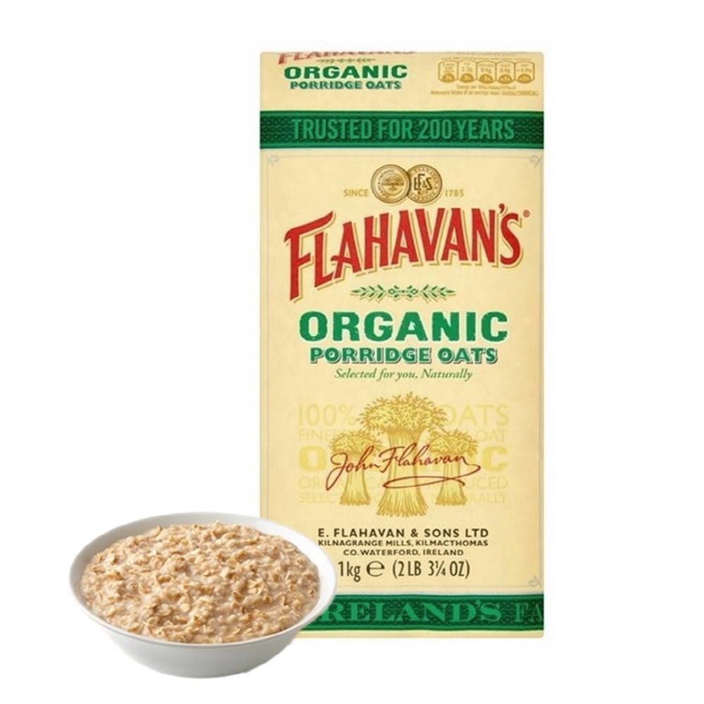 플라하반 포리지 유기농 오트 이유식 오트밀 식단 1kg [원산지:아일랜드공화국]
