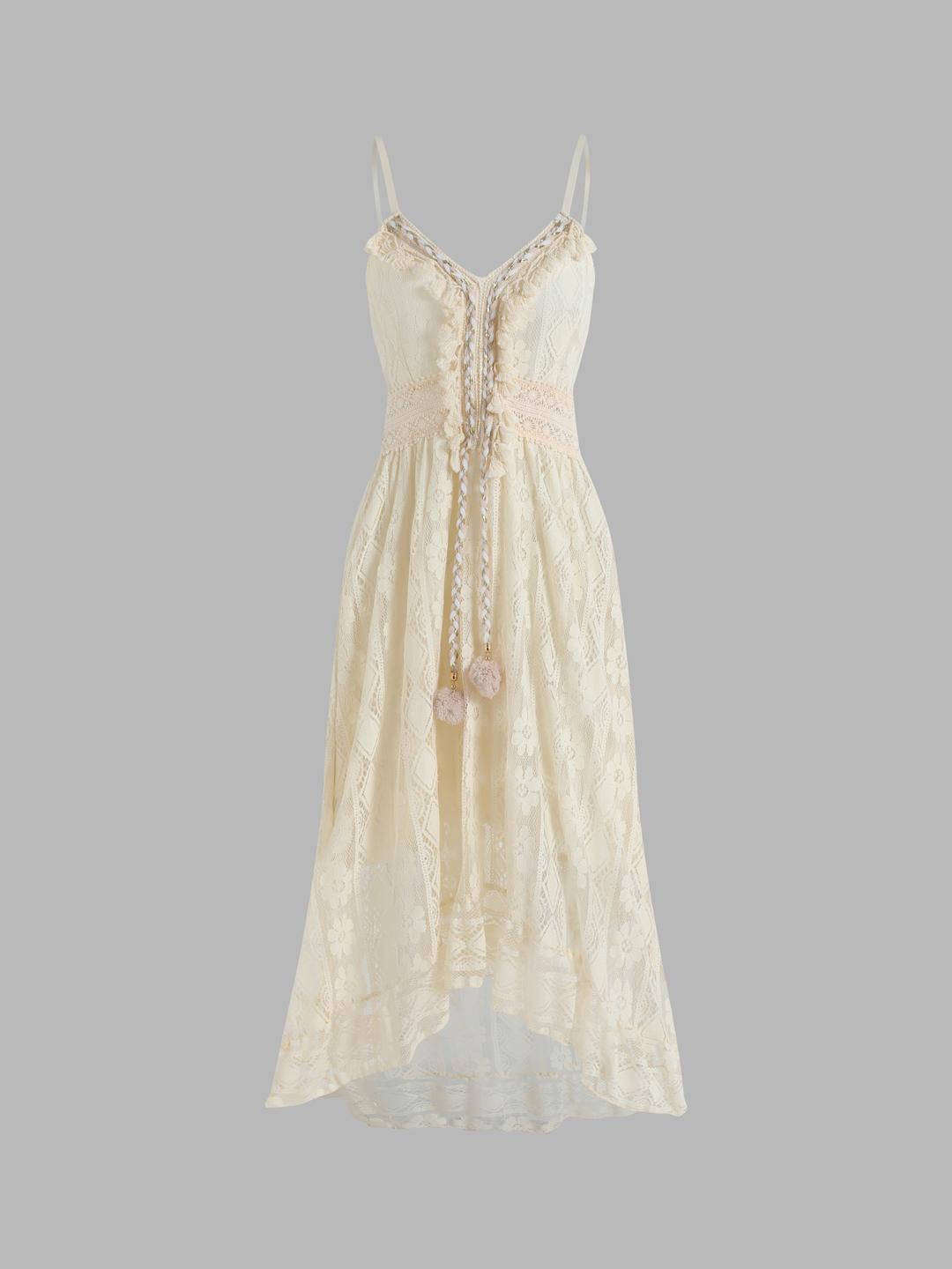 Boho Lace Midi Dress
