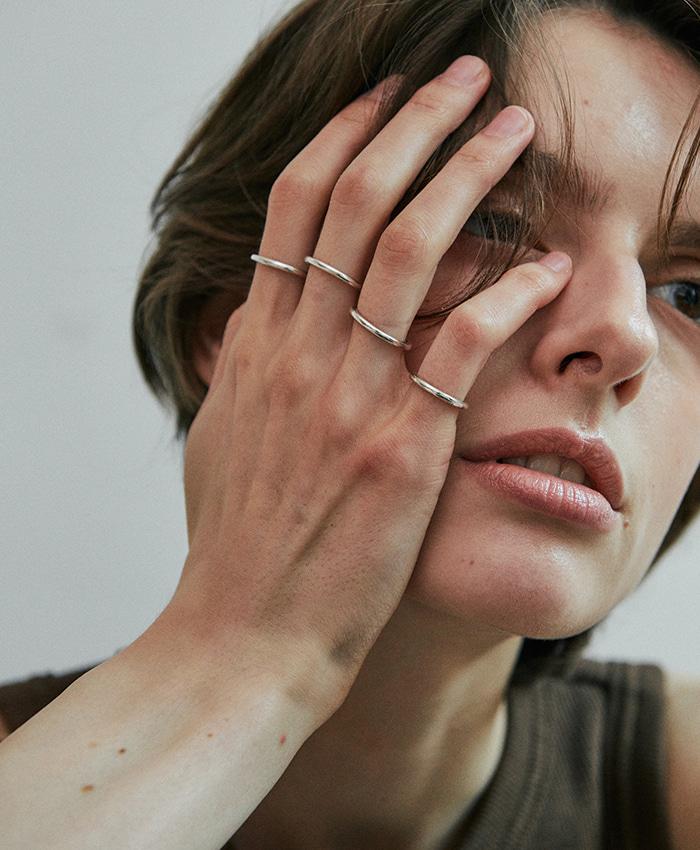 [7차 리오더][925 silver] Cinq.silver.227 / filet layered ring