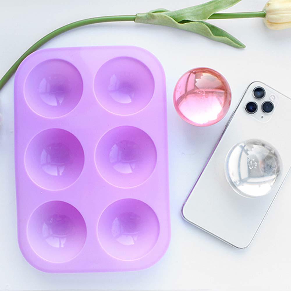 쪼만한마을 반구6구 몰드(C-18) 그립톡 스마트톡 레진아트 공예