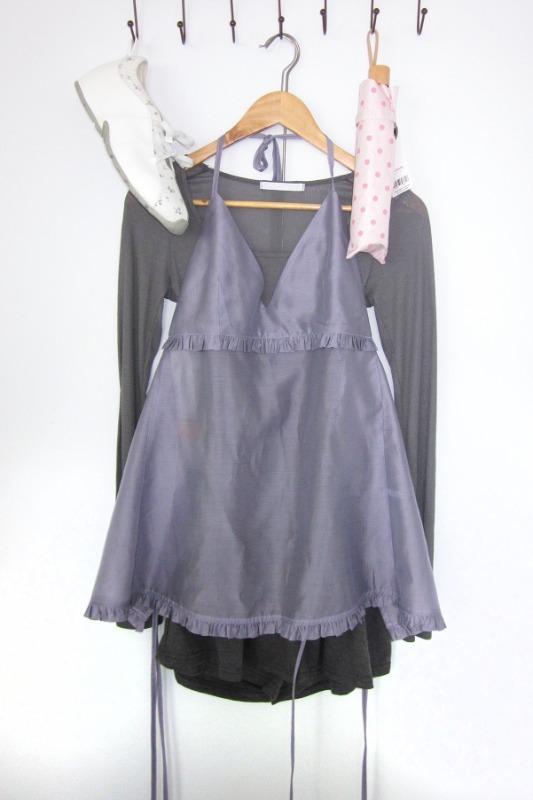 silky bustier ops (3color)