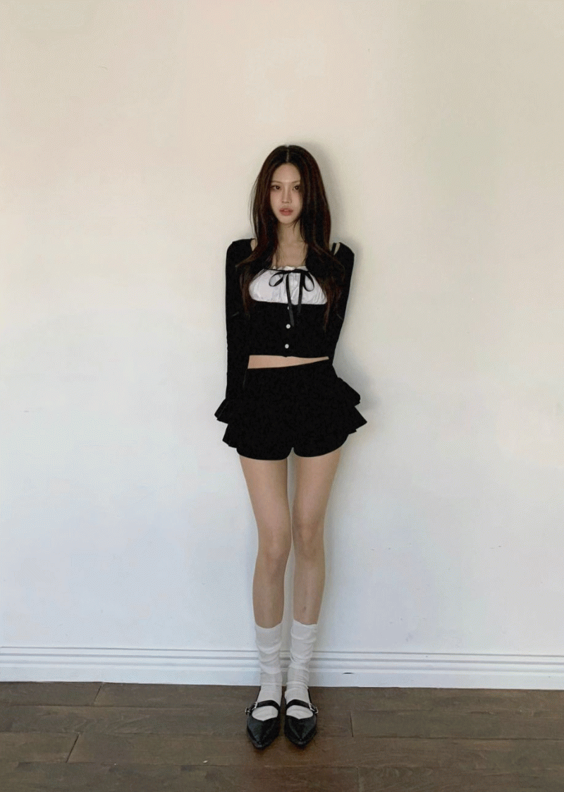 로브씨엘 [ MD PICK! ] 키씨 리본 코르셋 T