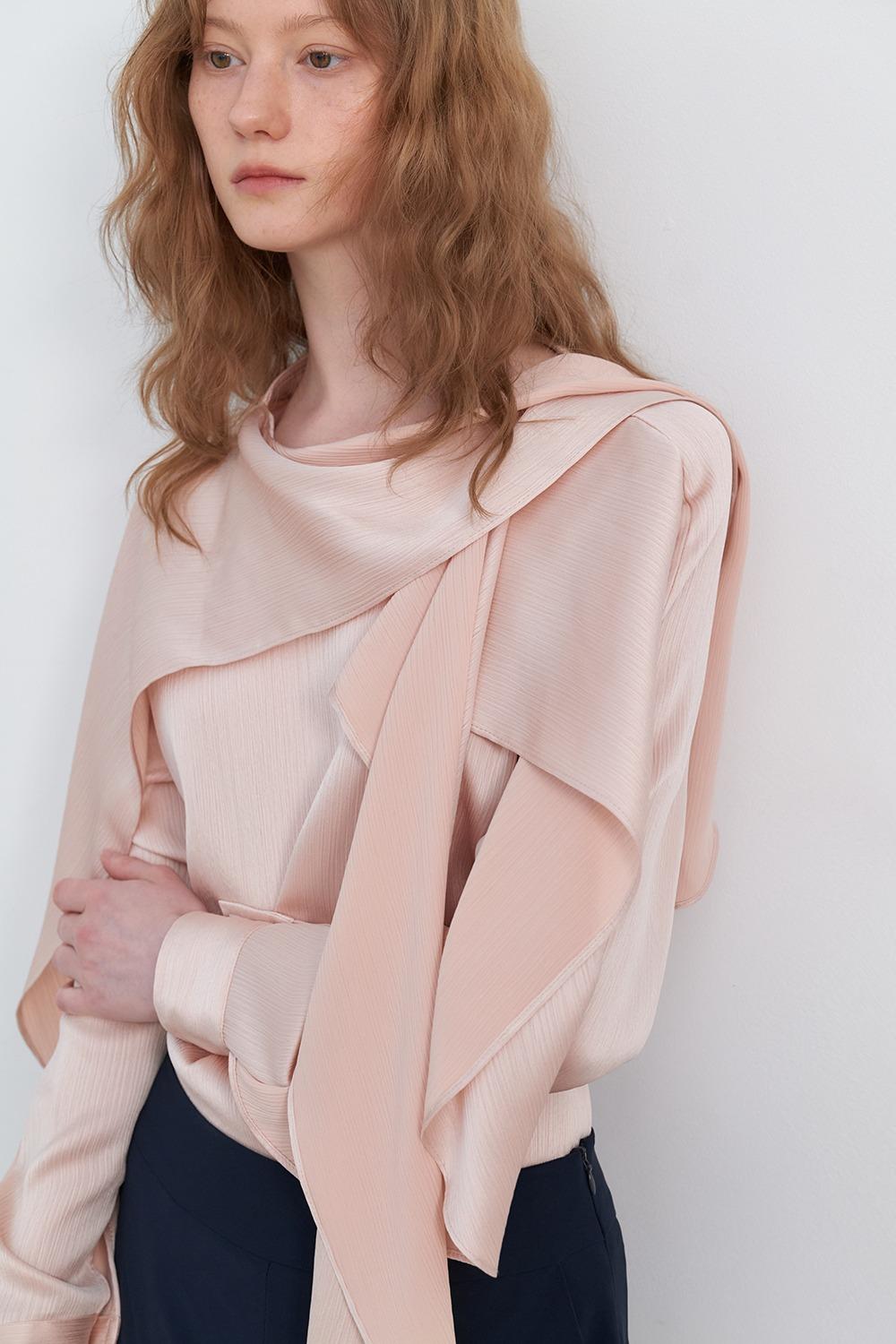 오데트 블라우스 ( 피치 )