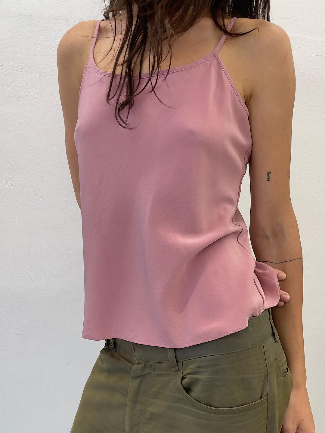 Pink sleeveless