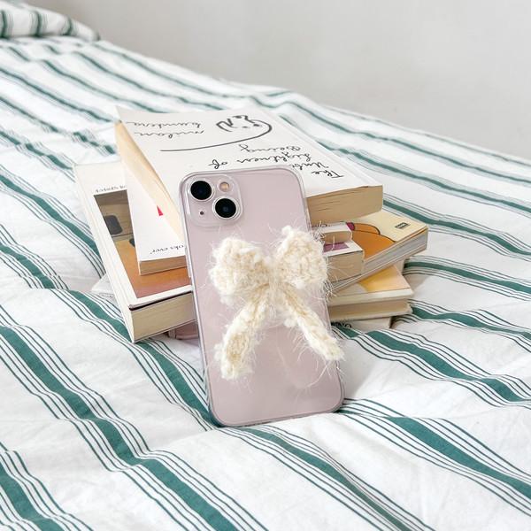 knitt ribbon tok - Snowy Ivory