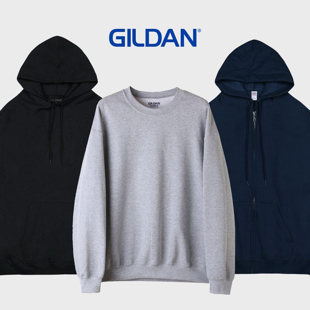 길단 맨투맨 후드티 후드집업 무지 기모 남녀공용