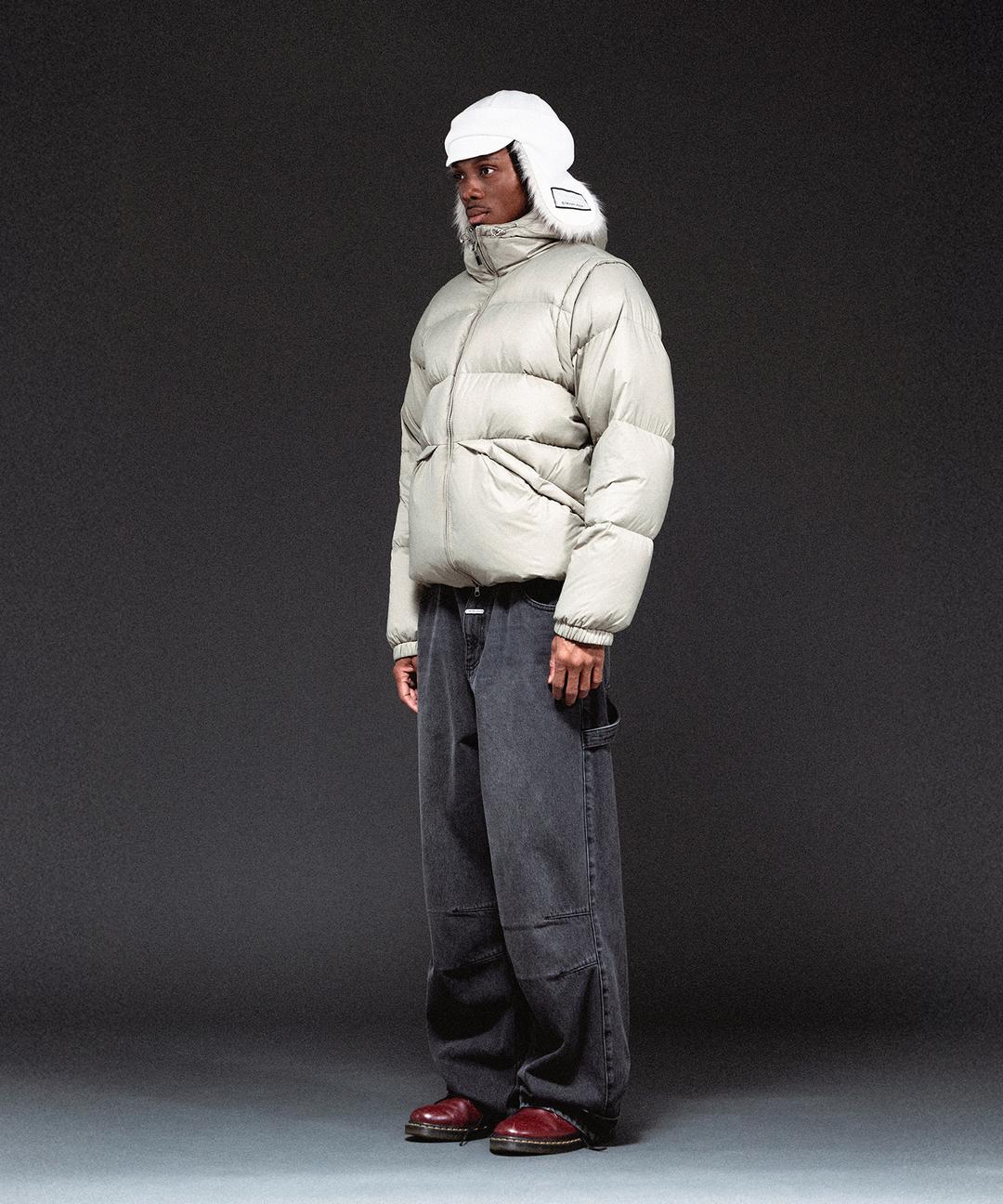 REVERSIBLE PADDED JACKET SAND