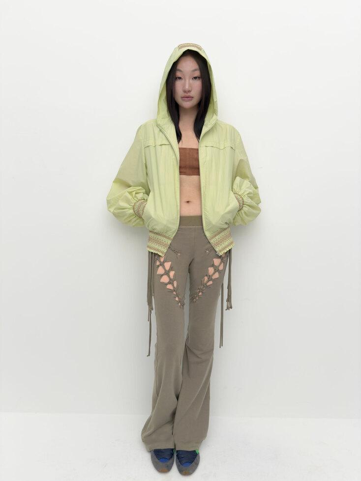 [5/20 예약배송] Smocking light windbreaker jumper Yellow