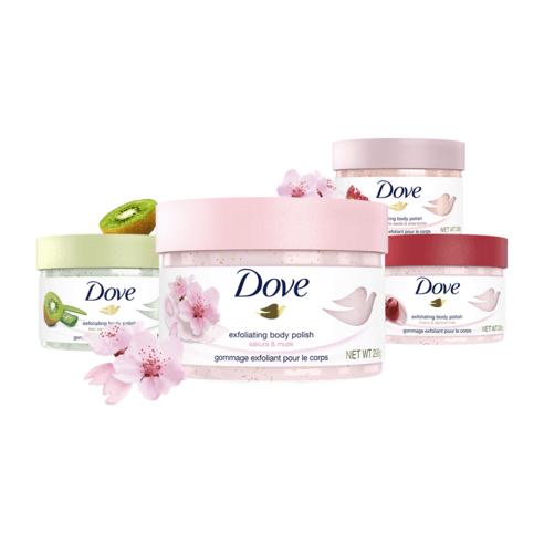 DOVE 크리미 바디 스크럽 사쿠라 & 머스크, 298g, 1개 - 바디스크럽 | 쿠팡
