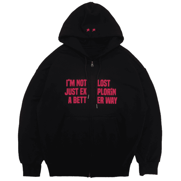 Hoshi Zip Hoodie ver.2 (black)
