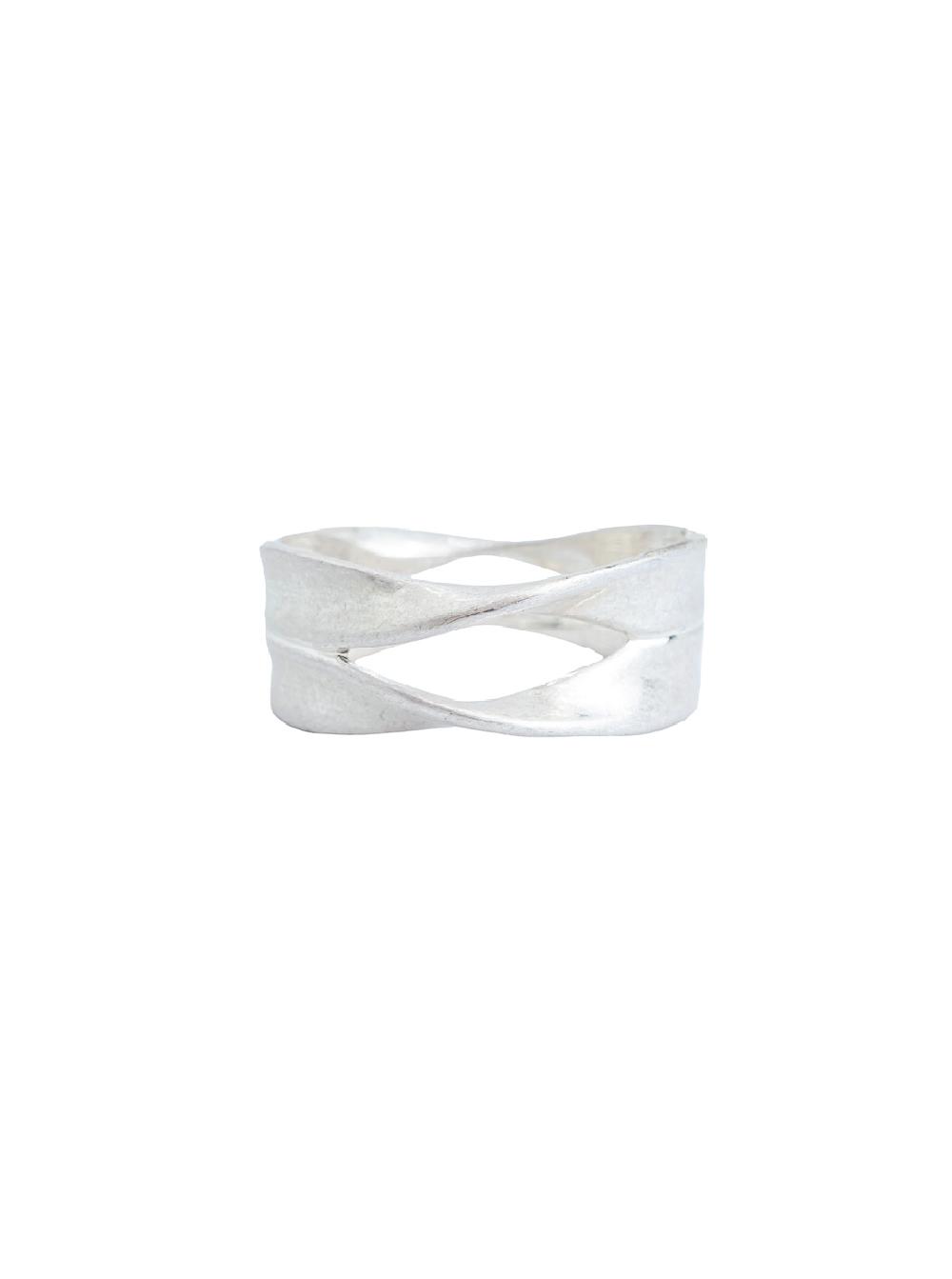 twisted clasp bangle