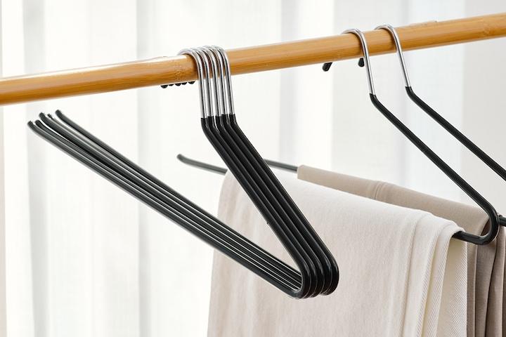 논슬립 코팅 스틸 바지걸이 40P 4colors