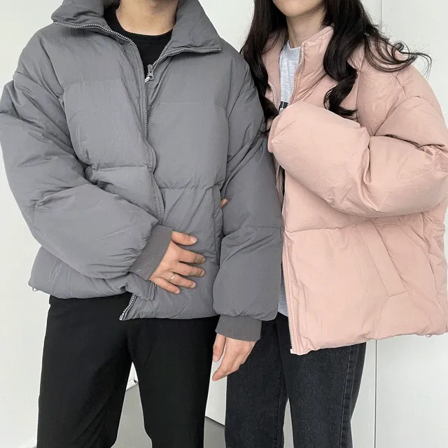 [요청재진행!🖤][8col/S,M,L] 다시 돌아온 남녀공용 솜솜 오리털 웰론 숏 패딩