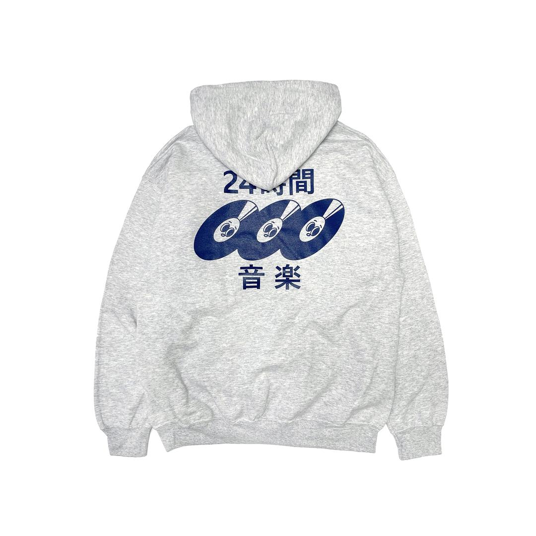 24PP Face Hoodie (Ash/Navy)