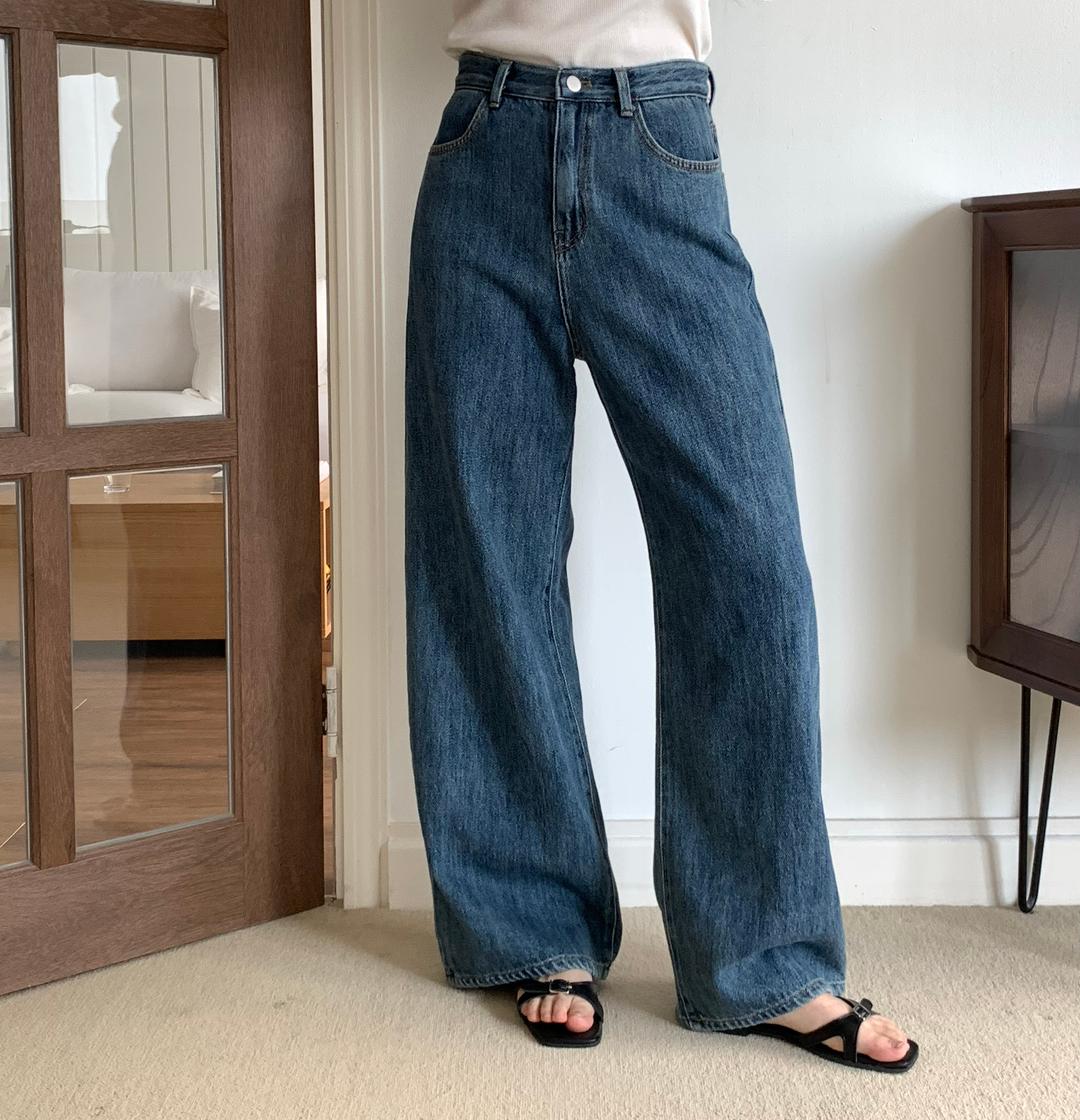 [바로배송][3차리오더][MADE] EASY WIDE DENIM PANTS