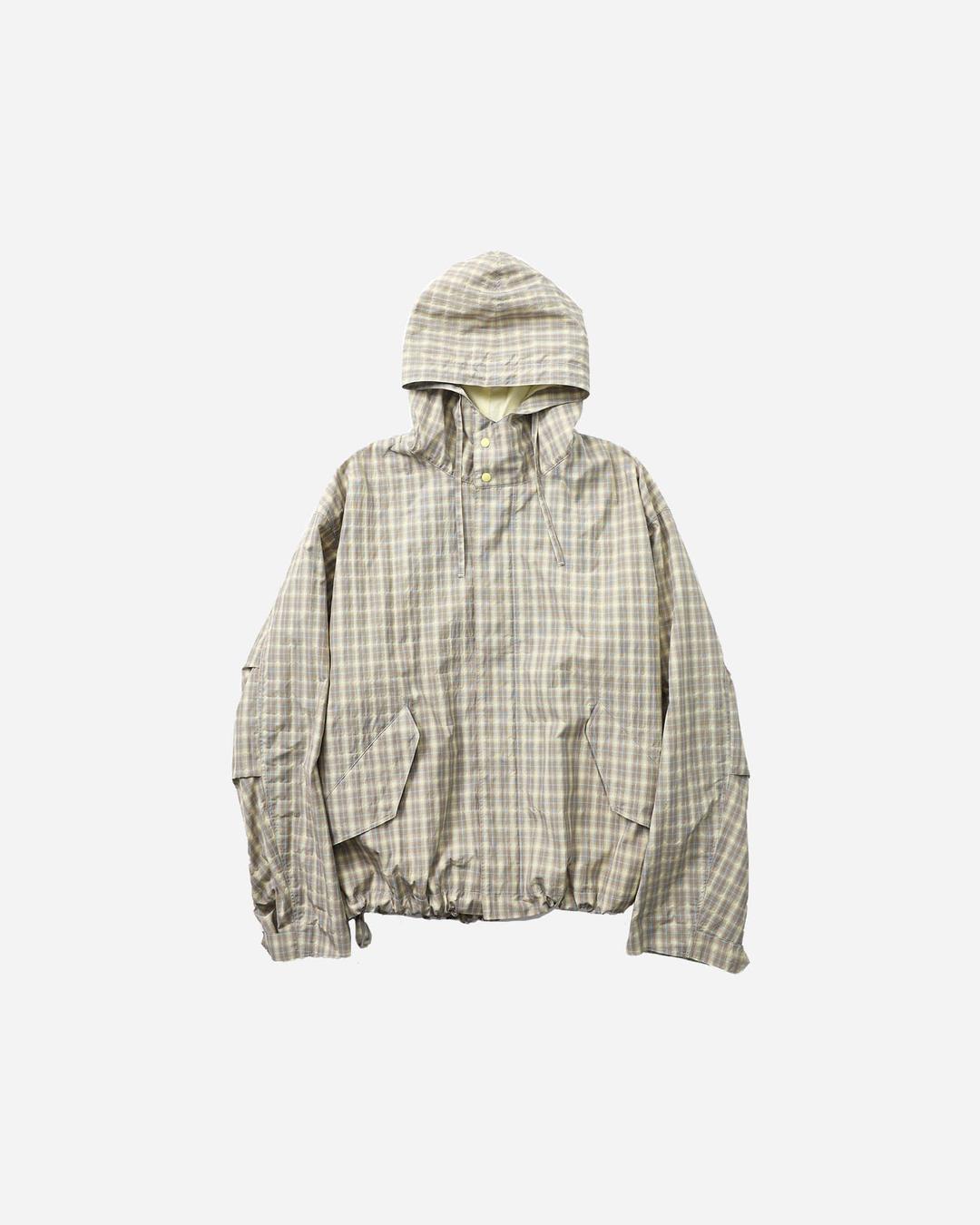 CHECK MID FISHTAIL JACKET (YELLOW)