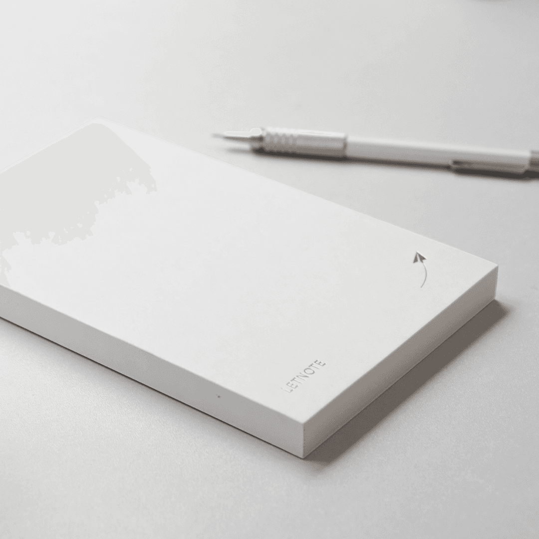 렛 노트 화이트 (플레인)