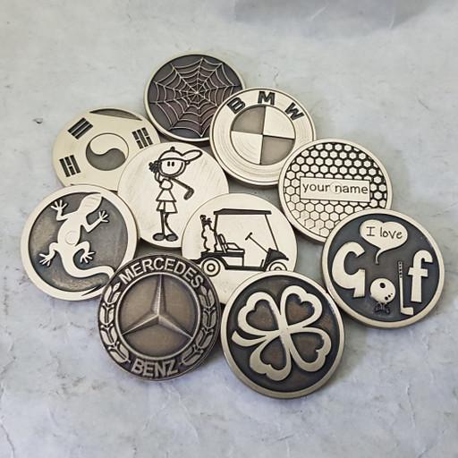 Personalized 방짜유기 골프 볼마커 주문제작