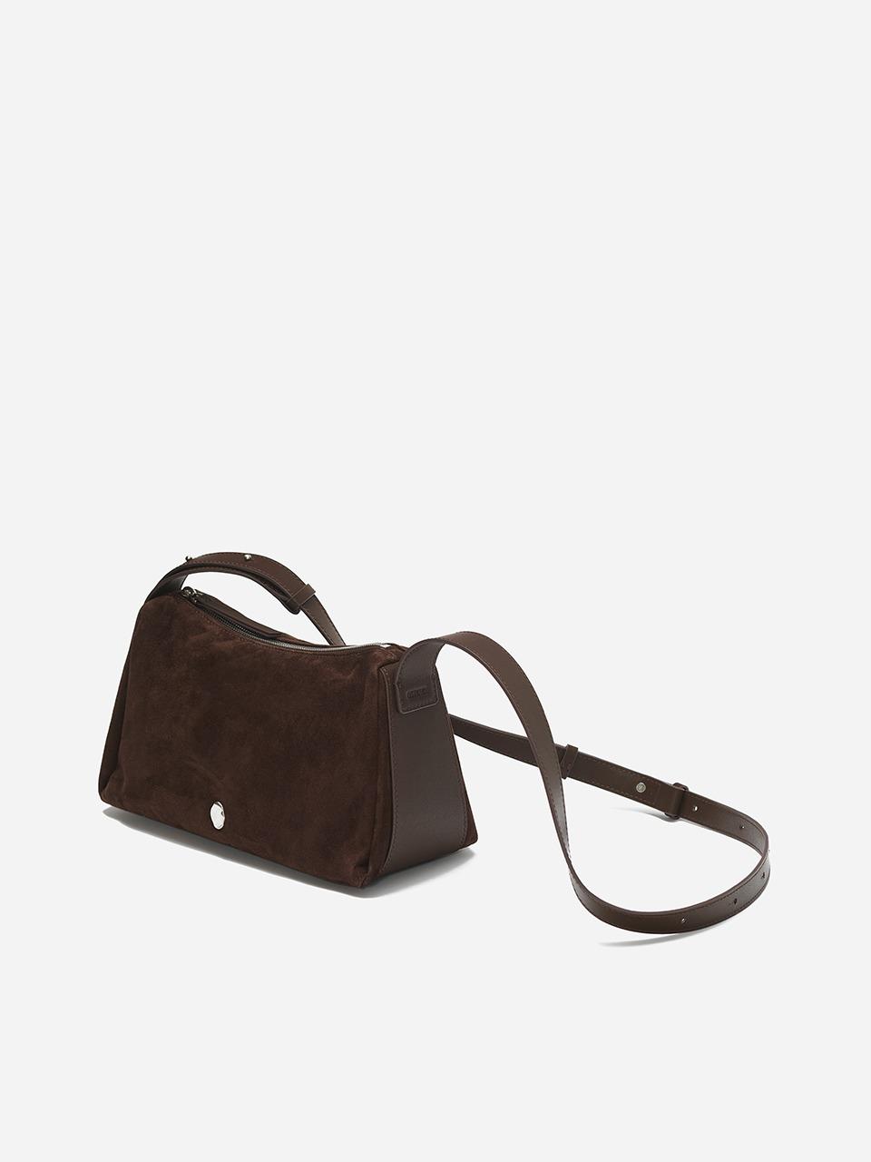 Soft Shoulder Mini Suede Brown