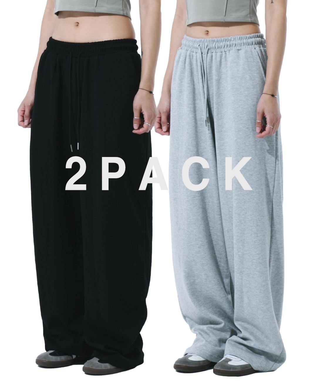 에스이에스티 [1+1] 와이드핏 트레이닝 스웨트 팬츠 - 6Color