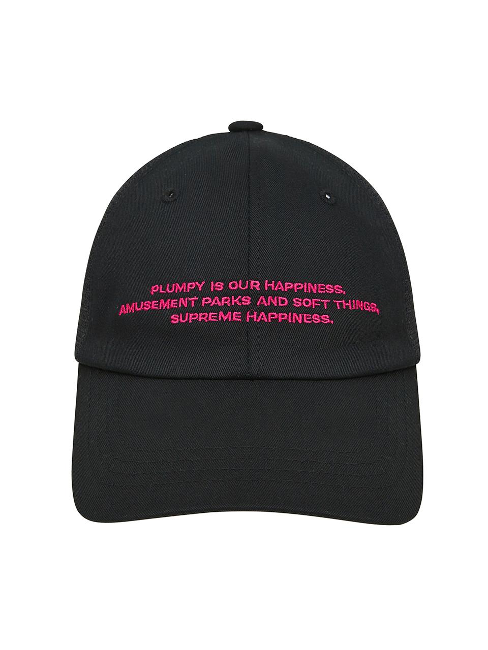 PY LETTERING MESH CAP(BLACK)