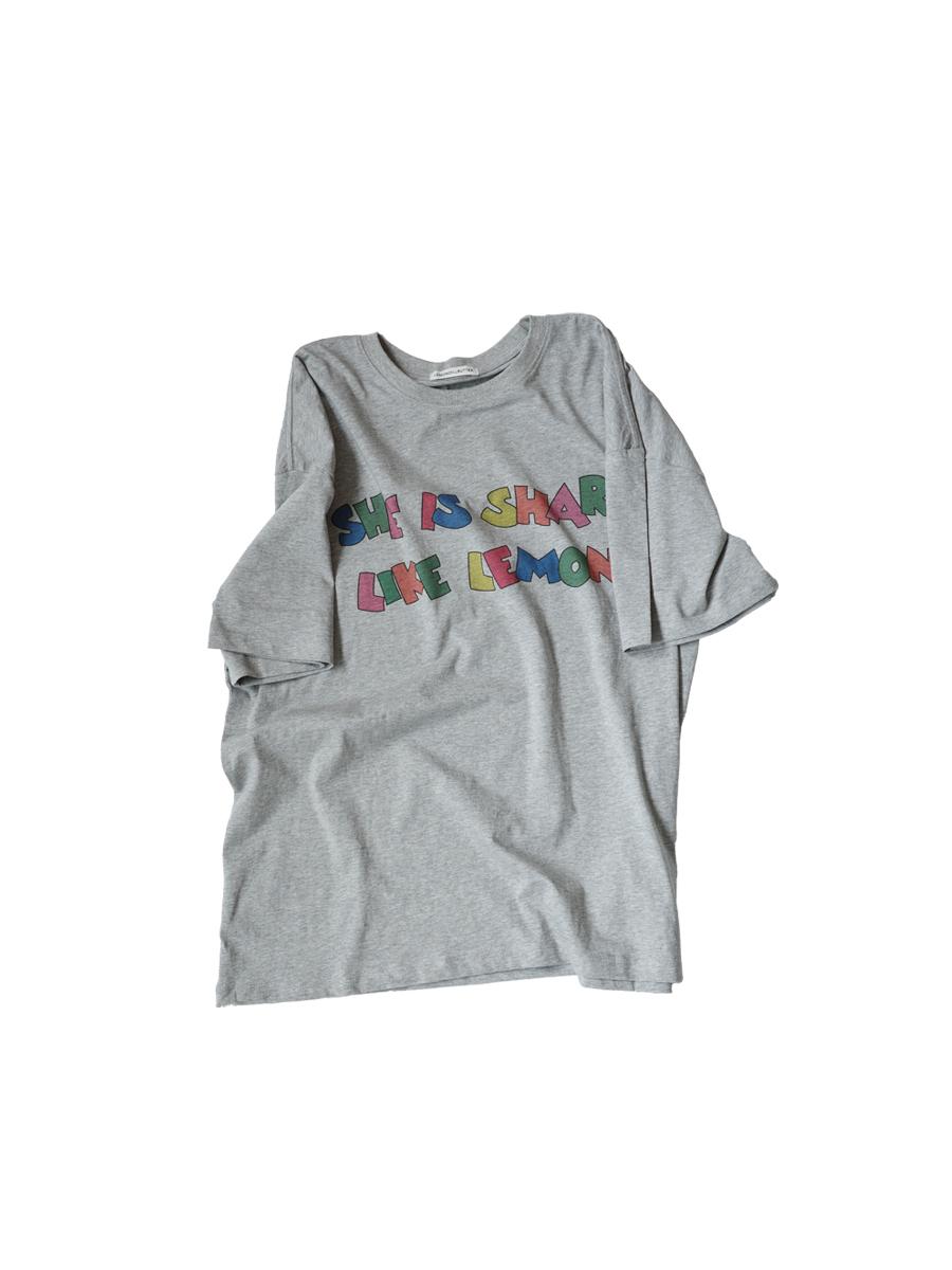 (2차) summer camp tee - heather gray