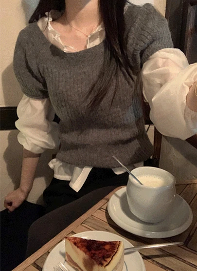 보트넥 하프 니트 3color *1월중순출고